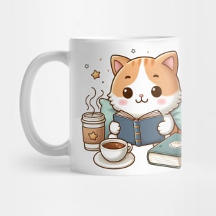 Cats, coffee and books - the best of life Mug